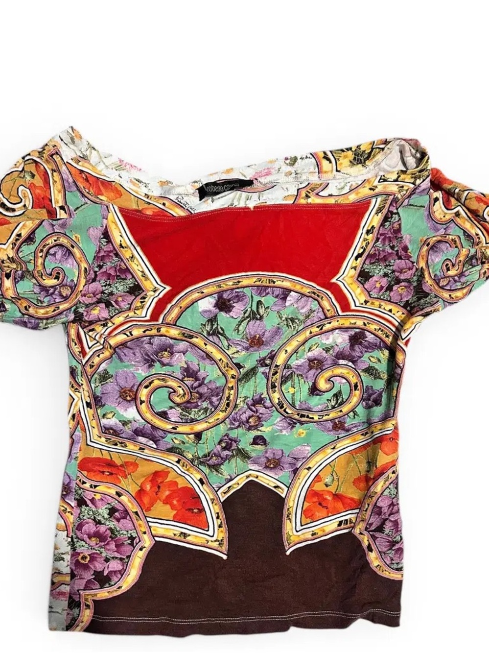 ROBERTO CAVALLI VINTAGE Y2K TOP